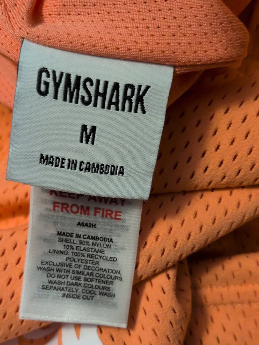 Gymshark Men’s Orange Training Shorts